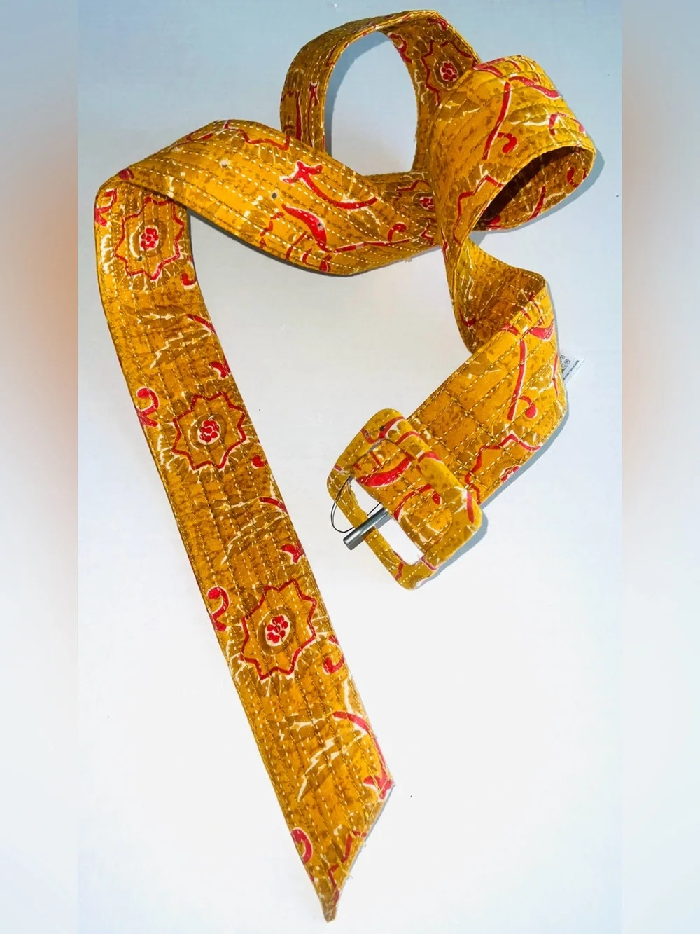 Free People Frisco Long Fabric Belt NWOT O/S
